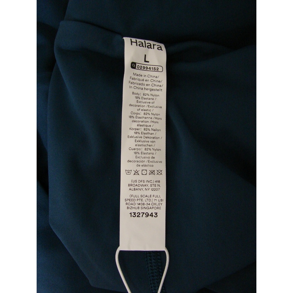 New Halara SoftlyZero Airy Crossover High Waisted Yoga Lined Shorts 5" Size L - Picture 4 of 9